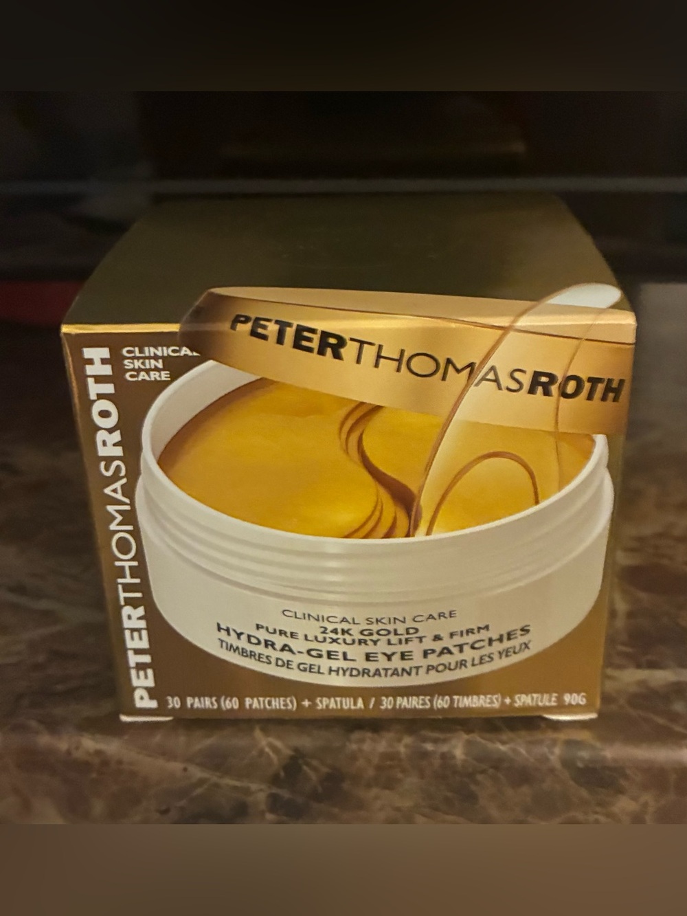 Peter Thomas Roth 24K Gold Hydra-Gel Eye Patches 30 Pairs Firming Depuffing
